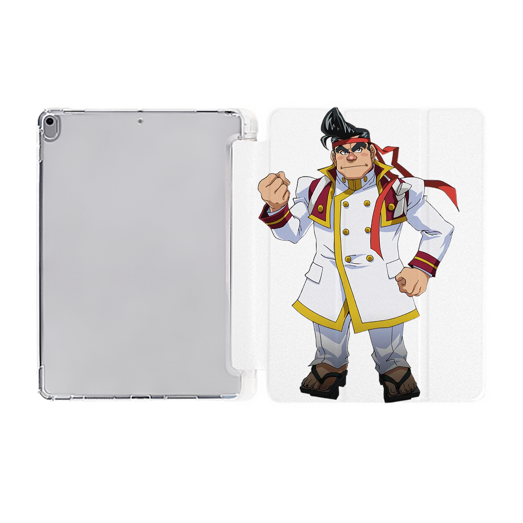 （画像用） 遊☆戯☆王 Yu-Gi-Oh! IPad ケース ペン収納付き 三つ折りスタンド PUレザー×シリコン 対応機種9.5/10.5/10.9インチ